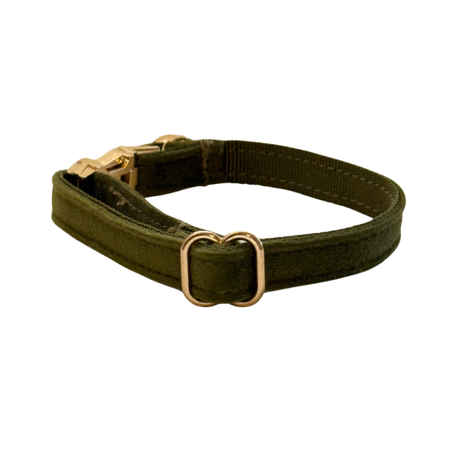 Olive Cat Collar