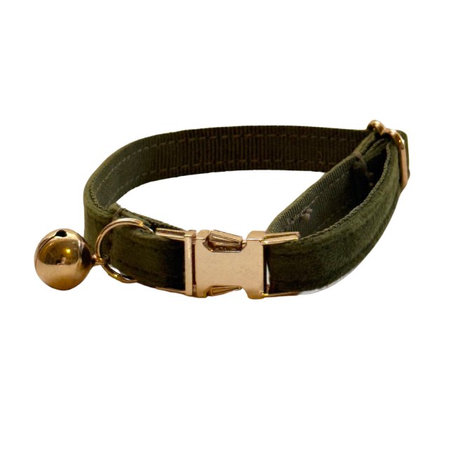 Olive Cat Collar