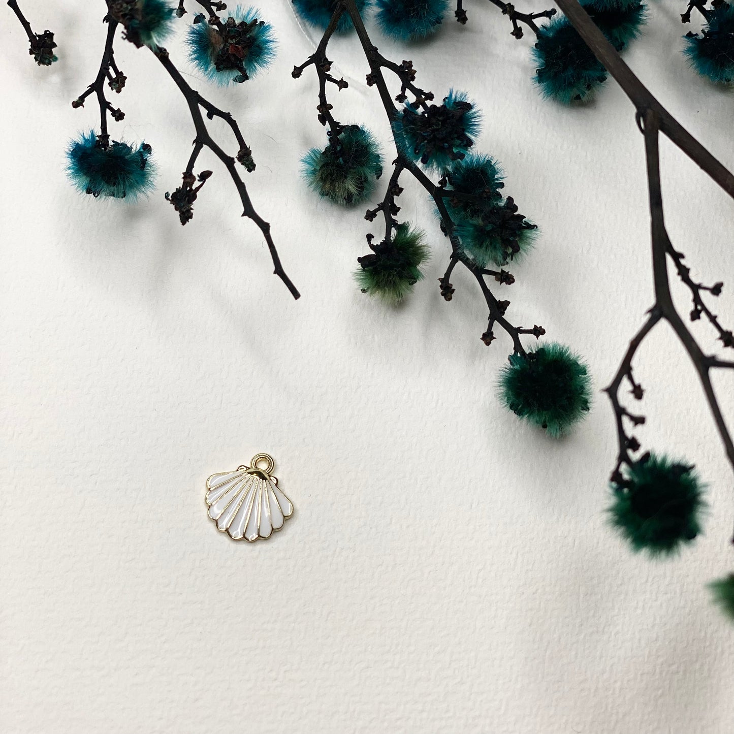 Shell Collar Charm