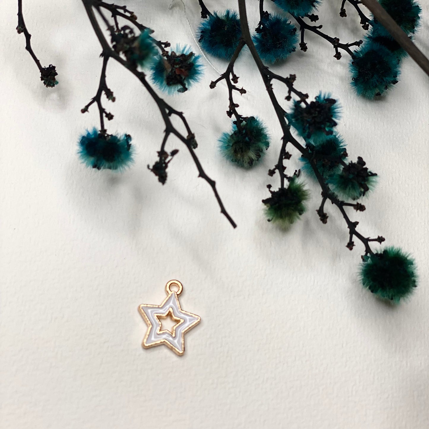 White Star Collar Charm