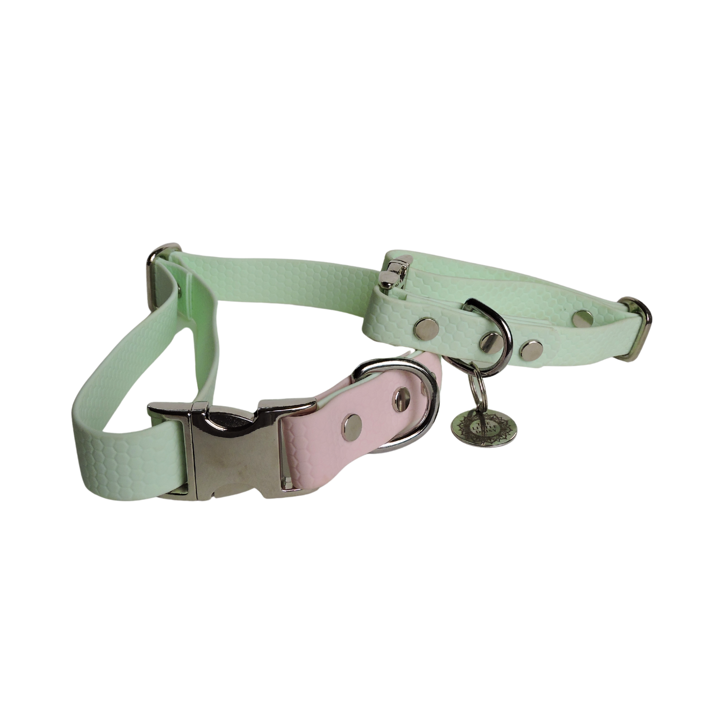 Spearmint Hexa Silicone Collar