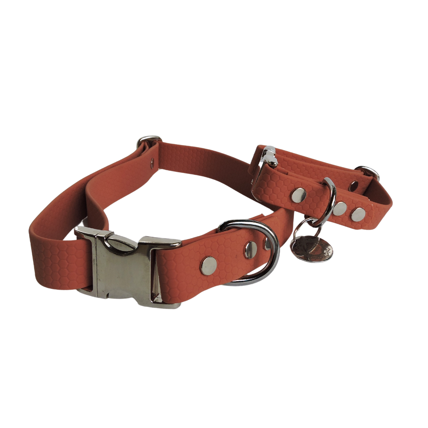 Rust Hexa Silicone Collar