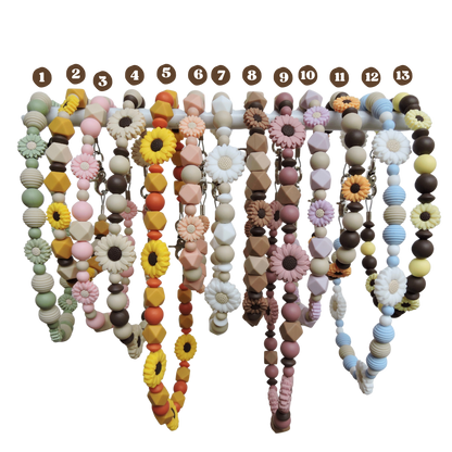 Pups & Petals Silicone Necklace