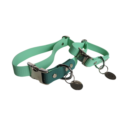 Mint Hexa Silicone Collar