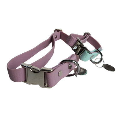 Lavender Hexa Silicone Collar