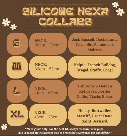 Spearmint Hexa Silicone Collar